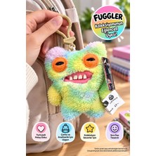 Toyfest Fuggler Munch Munch Anahtarlık Peluş Pastel Gökkuşağı Turuncu Gözlü Koleksiyon Oyuncak