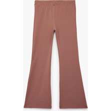 Koton Beli Lastikli Slim Fit Ispanyol Paça Tayt