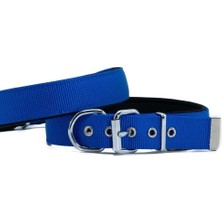 Doggie Konfor Dokuma Boyun Tasması Royalblue 2,5X37 45 cm