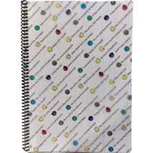 Seyfi Kırtasiye A4 Telli 80 Yaprak Çizgili Umur Smiley Emoji Defter Plastik Kapak