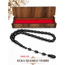 Sedef Kaliteli Kuka Işlemeli Kutulu Tesbih