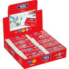 TeknoKapsül Trix T-181 Büyük Beyaz Silgi Toz Bırakmaz