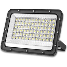Amber LED 100W Slim LED Projektör Cata CT-4659B - Beyaz Işık 6400K / Bahçe, Otopark ve Cepheler