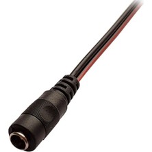 2.1mm Kablolu Jack Dişi - 20 cm Kablo