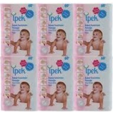 İpek Ipek Bebek Temizleme Pamuğu 60'lı x 6 Paket