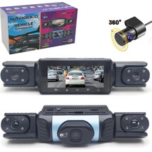 Navigold X9 2.8 Dvr Araç Içi Kamerası LCD Ekranlı Gece Görüşlü 4 Kameralı Fhd G-Sensör Wdr Wi-Fi