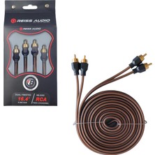 Reiss Reıss Rs-Gx5 Anfi Kablosu 2 Rca 2 Rca Gold 5 Metre Bakır