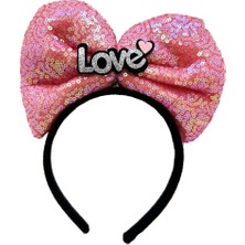 Ceki Home LED Işıklı 3 Farklı Fonnessiworldiyonda Yanan Fuşya Pembe Fiyonk Taç 20X17 cm