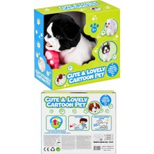 Ceki Home PR66308-25T Tasmalı Yürüyen Peluş Fransız Köpeği