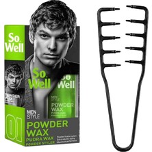 Morco Profesyonel Mucizevi Tarak & So Well Saç Şekillendirici Pudra Wax 20GR Yeşil