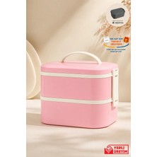 Gugga Tier - 2 Katlı Çelik Hazneli Sızdırmaz Kapaklı Lunchbox 1300 ml