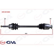 GVA Dpmix-Hb Komple Aks Sağ/sol Renault 12 654MM