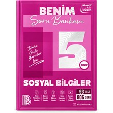 Hocam Benim Soru Bankam 5. Sınıf Sosyal Bilgiler – Maarif Modeline Uygun 93 Test 806 Soru Video Çözümlü