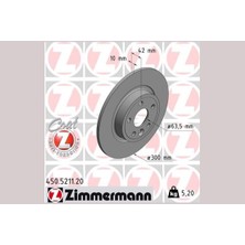 Zimmermann Dpmix-Hb Fren Diski Arka Kaplamali Discovery Sport 14 Jaguar Xf Ii X260 15 Xe X760 15 E-Pace X540 17