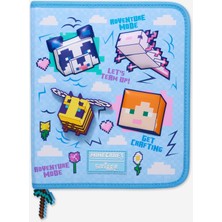 Smiggle Minecraft Mavi Hardtop Boyama Kırtasiye Seti