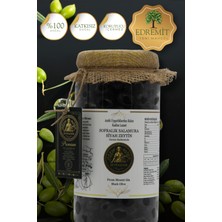 Zeyrazade Doğal Sofralık Salamura Siyah Zeytin Kazdağları Yöresel Gurme [700 gr]