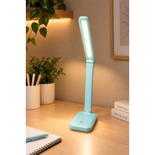 Giyitec Şarjlı LED Masa Lambası Dokunmatik Katlanabilir Ayarlanabilir Çalışma ve Ders Lambası Modern Tasarım