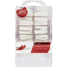 Redqueen Jel Takma Tırnak Balerin RQ-1456 Beyaz