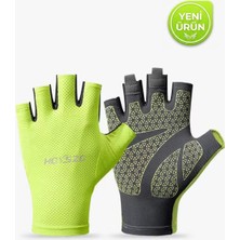 SkyWheel Premium Kalite Terletmeyen Yarım Parmak Pedsiz Yoga Fitness Bisiklet Outdoor Spor Eldiven