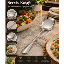 Panorama Gold & Silver Renk Servis ve Sunum Kaşığı 25 cm