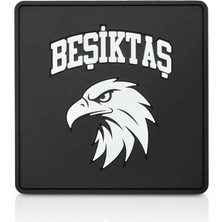 Beşiktaş Kartal Silikon Bardak Altlığı (2'li Set) - Lisanslı Orijinal
