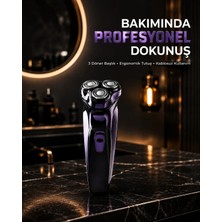 SS Home Concept Profesyonel Şarjlı Tıraş Makinesi Ayarlanabilir Başlıklı Kablosuz