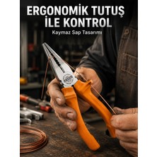 SS Home Concept Profesyonel Dövme Çelik Pense Güçlü Kavrama El Takımı