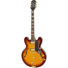 Epiphone Sheraton Semi-Hollowbody Elektro Gitar (Ice Tea)