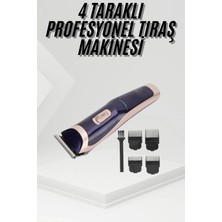 SS Home Concept Tıraş Makinesi 4 Başlıklı Paslanmaz Çelik Bıçaklı Tüm Saç Tiplerine Uygun