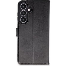 SS Home Concept Samsung Galaxy S24 Fe Kılıf Trend S Plus Kapaklı Kılıf - Siyah