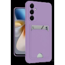 SS Home Concept Samsung Galaxy S24 Plus Kelvin Kartvizitli Silikon - Lila