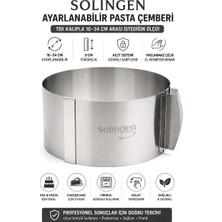 SS Home Concept Ayarlanabilir Metal Kek Kalıp 16-34CM