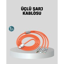 SS Home Concept Üçlü Şarj Kablosu – Yüksek Hızlı, Dayanıklı ve Uzun Ömürlü