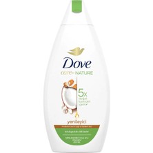 4 Adet Dove Duş Jeli Hindistan Cevizi Yağı ve Badem Sütü 450 ml