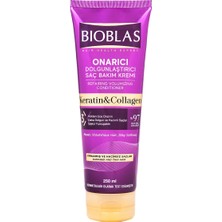 3 Adet Bioblas Saç Kremi Kolajen & Keratin Saç Dökülmesine Karşı Etkili 250 ml