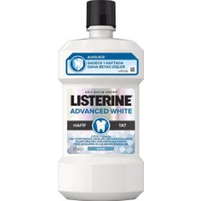 4 Adet Listerine Ağız Bakım Suyu Advanced White Hafif Tat 500 ml