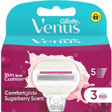 Gillette Venus Venus Comfortglide Sugarberry Kokulu Miami Kadın Yedek 3 Adet