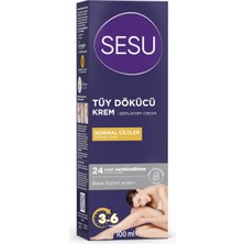 2 Adet Sesu Tüy Dökücü Krem Normal Ciltler 100 ml