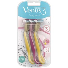 Gillette Venus Simply Venus 3 Dragonfruit Kullan At Tıraş Bıçağı 3 Adet