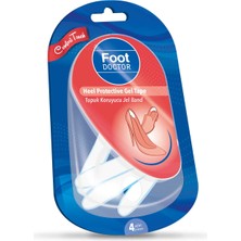 2 Adet Foot Doctor Ayak Topuk Koruyucu Jel Band 4'lü