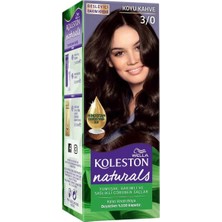 2 Adet Koleston Naturals Saç Boyası 3/0 Koyu Kahve 1 Adet