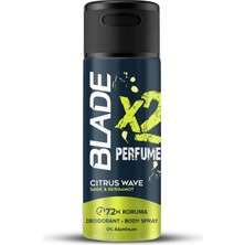 5 Adet Blade Deo Citrus Wave X2 150 ml