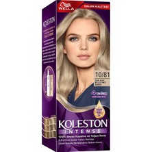 4 Adet Koleston Intense Saç Boyası 10/81 Çok Açık Küllü Inci Sarısı 110 ml