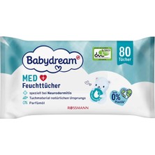 Babydream Bebek Islak Mendil Kuru ve Hassas Cilt, Dağ Iğdesi Özlü 80'li