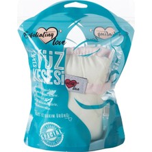 4 Adet Exfoliating Love Silky Yüz Kesesi Süngerli 1 Adet