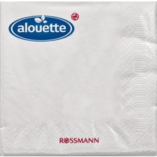 2 Adet Alouette Peçete Beyaz 30'lu
