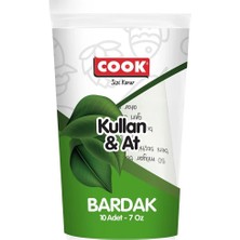 5 Adet Cook Kağıt Bardak 10 Adet