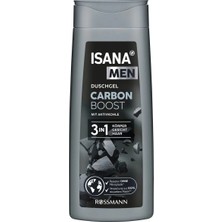 5 Adet Isana Men Duş Jeli 3 In1 Carbon Boost 300 ml