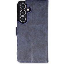 SS Home Concept Samsung Galaxy S24 Fe Kılıf Trend S Plus Kapaklı Kılıf - Lacivert