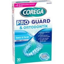 Corega Diş Aparat Temizleyici Proguard & Retainer 30'lu